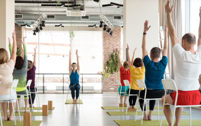 The Best Corporate Wellness Programs Chair Yoga
